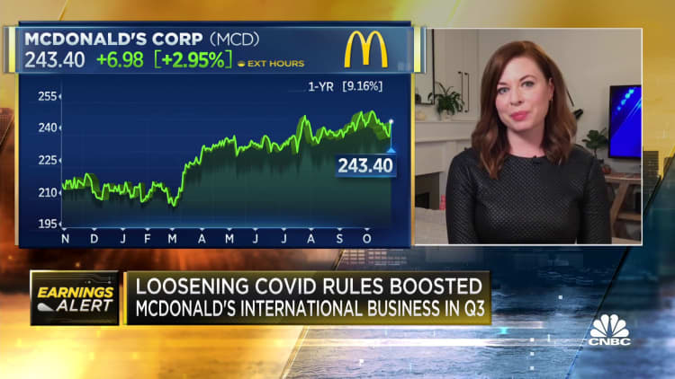 McDonald's earnings beat estimates as international sales rebound