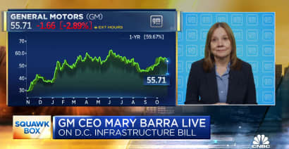 GM can 'absolutely' catch Tesla by 2025, CEO Mary Barra says