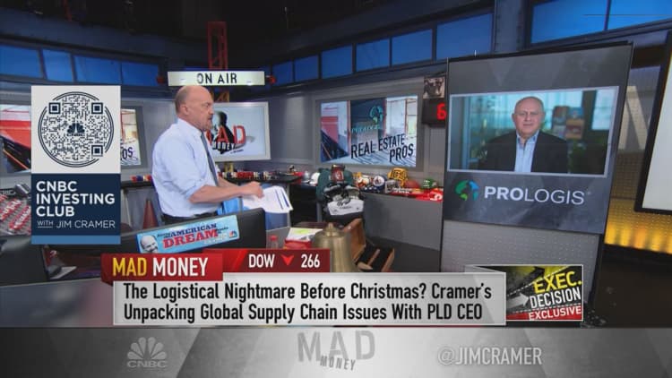CEO of warehouse operator Prologis says it will take 'a while' before supply chains normalize