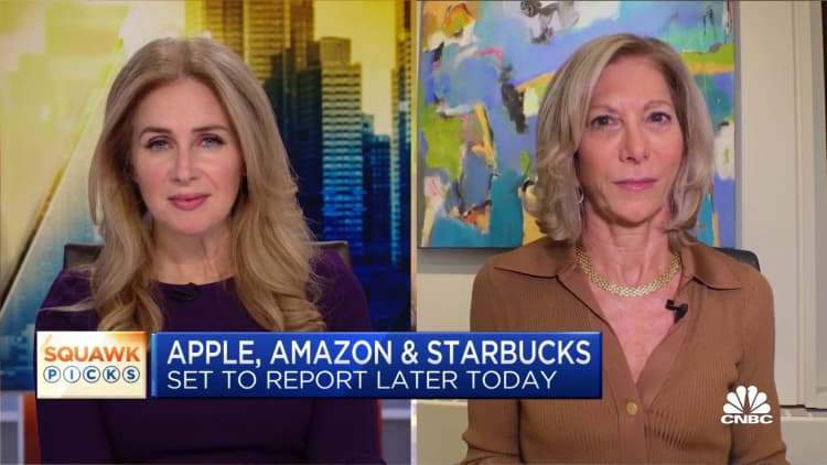 Aureus CEO Firestone on what to look for in Apple, Amazon earnings
