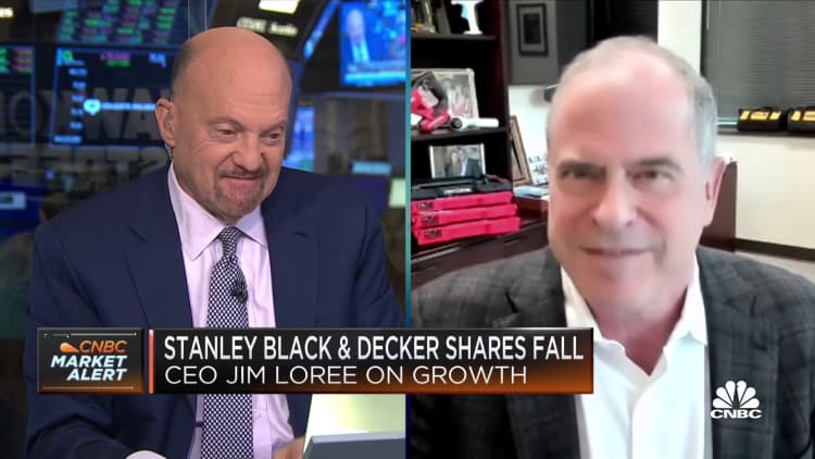 Stanley Black & Decker CEO Loree on supply chain issues, inflation