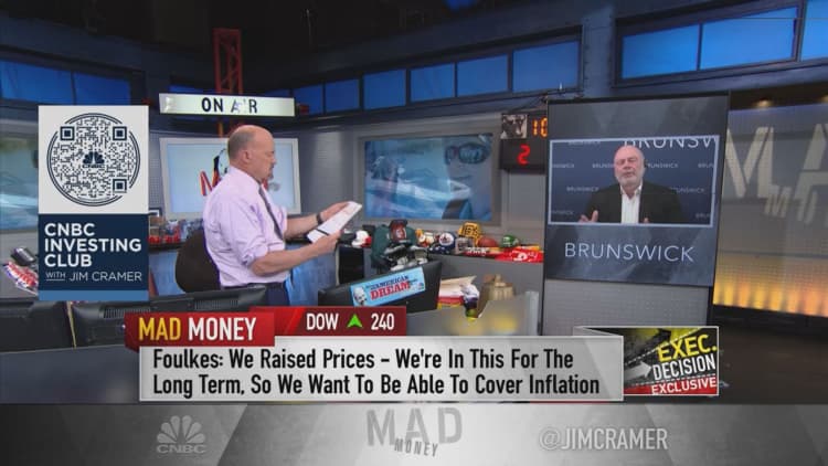Watch Jim Cramer's full interview with Brunswick CEO David Foulkes