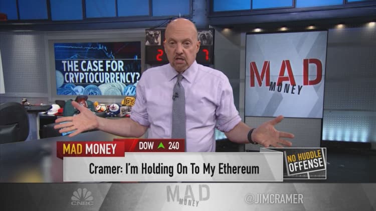 Cramer says the investment case for crypto may rest on the 'greater fool theory'