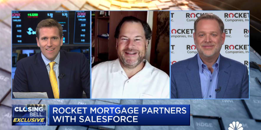 Watch CNBC's full interview with the Salesforce and Rocket Companies CEOs on new partnership