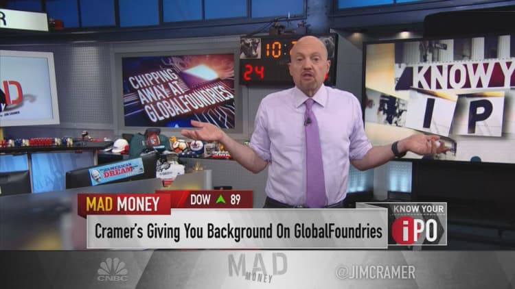Know your IPO: Jim Cramer analyzes newly public chipmaker GlobalFoundries