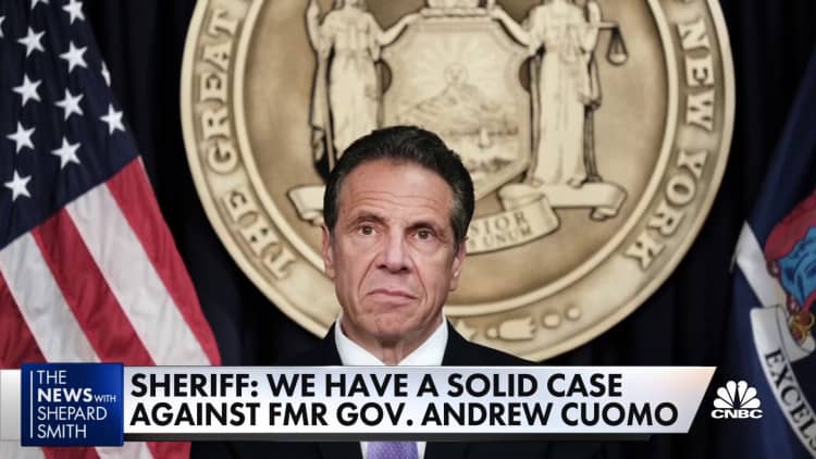 Albany sheriff says he has a solid case against former Gov. Cuomo