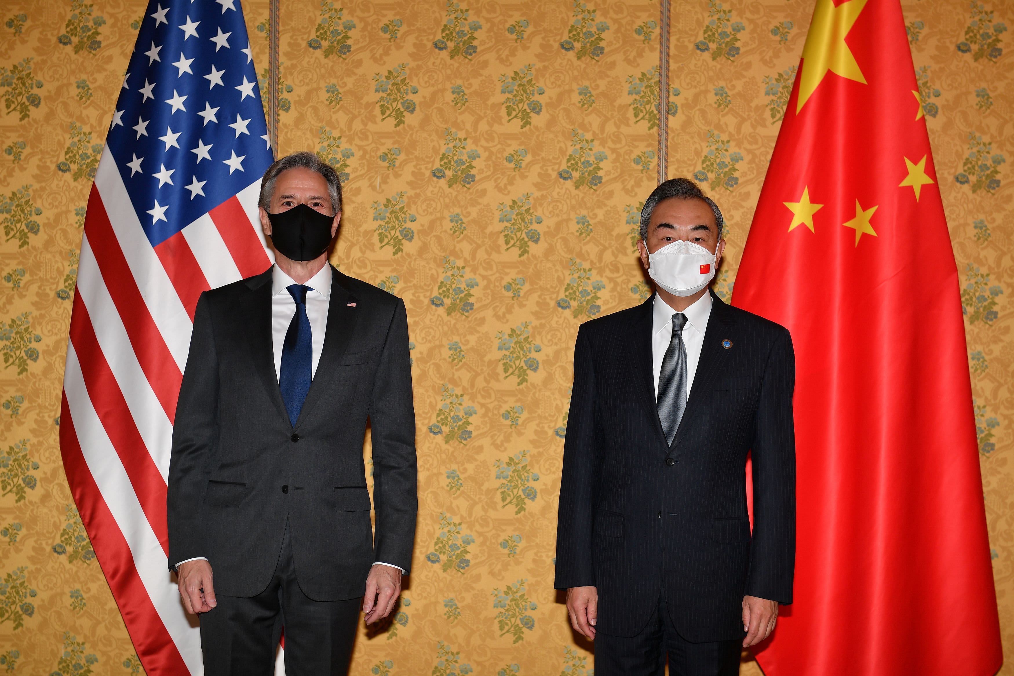 China's Foreign Minister Wang speaks with U.S. Secretary of State Blinken about Ukraine