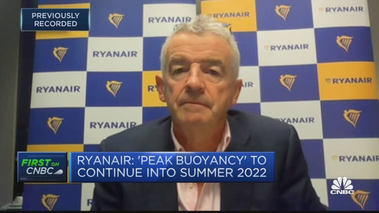 Christmas 2021 bookings look strong, Ryanair CEO says