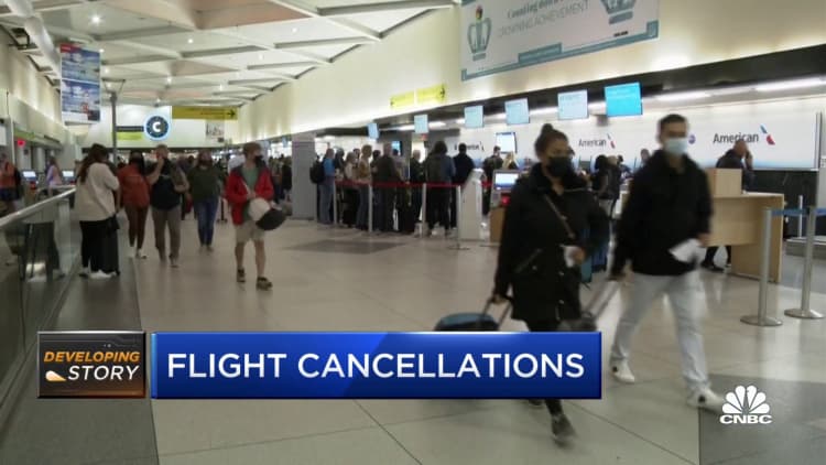 American Airlines cancels over 1,000 flights due to wind, low staffing