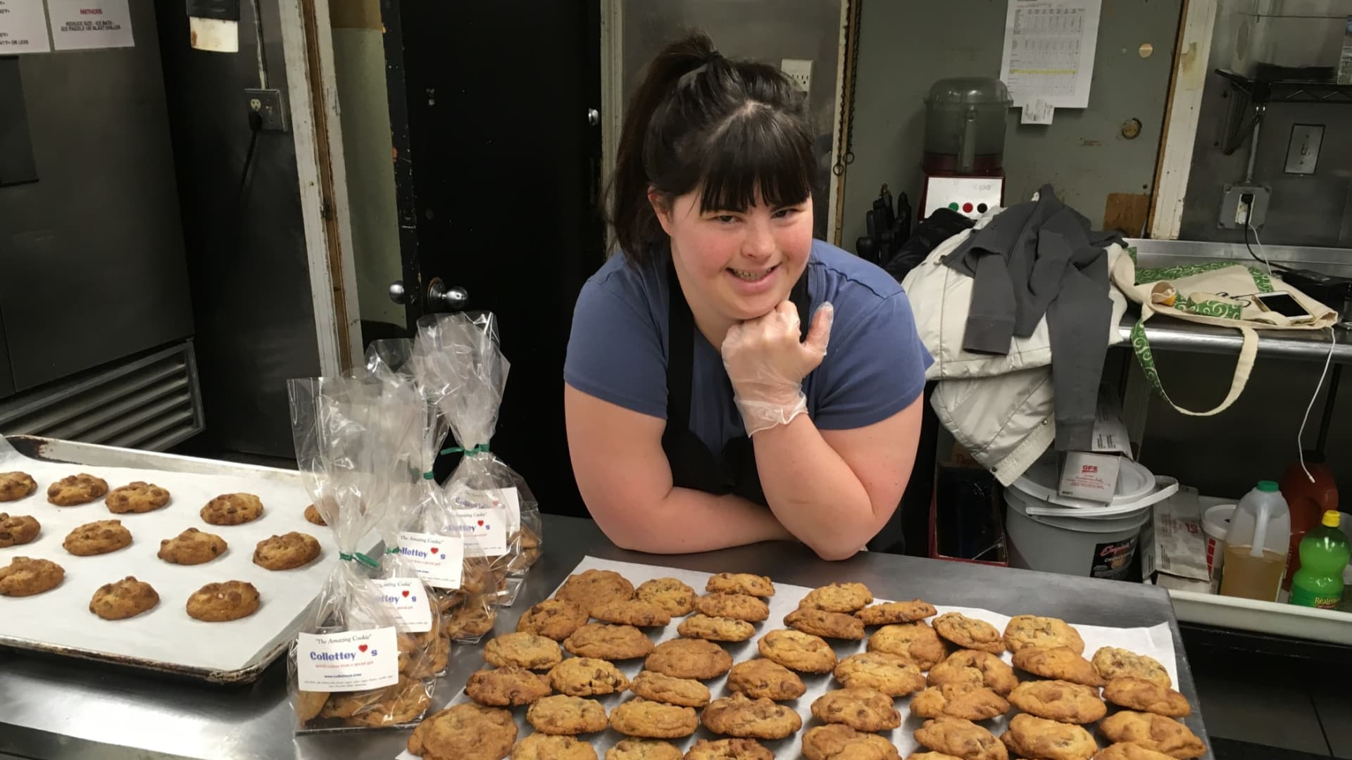 DiVitto's most popular offering is her cinnamon chocolate chip cookies, called The Amazing Cookie.