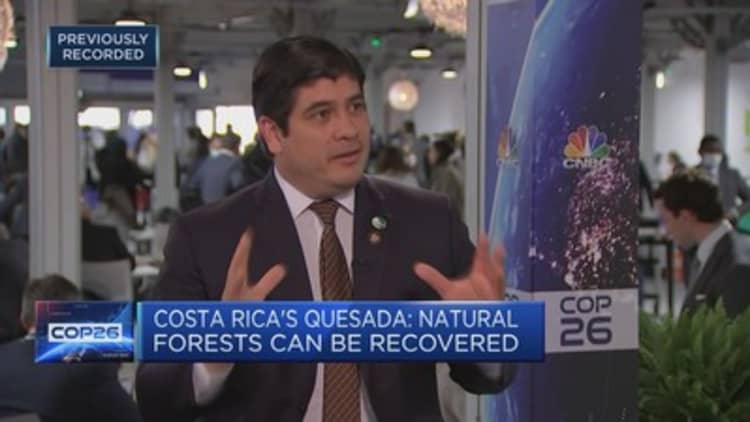 Costa Rica President: World is 'locked in this false dilemma' on climate aid