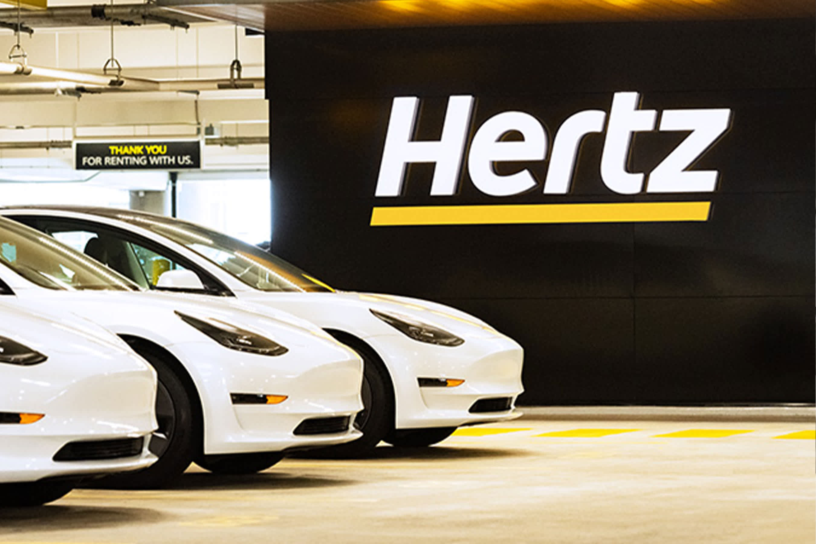 Aufgrund der Preissenkungen und Reparaturkosten von Tesla nimmt Hertz von Elektroauto-Plänen Abstand