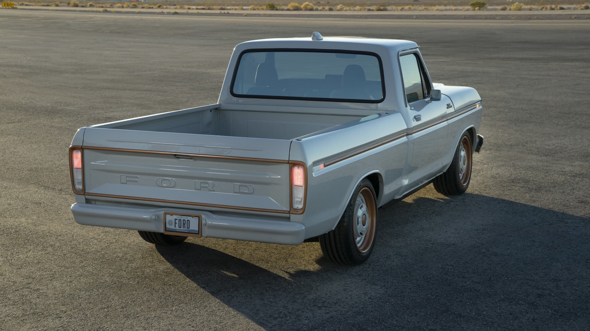 All-electric Ford F-100 Eluminator concept truck