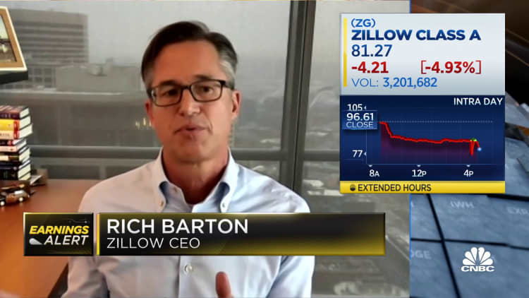 Watch the full CNBC interview with Zillow CEO Rich Barton