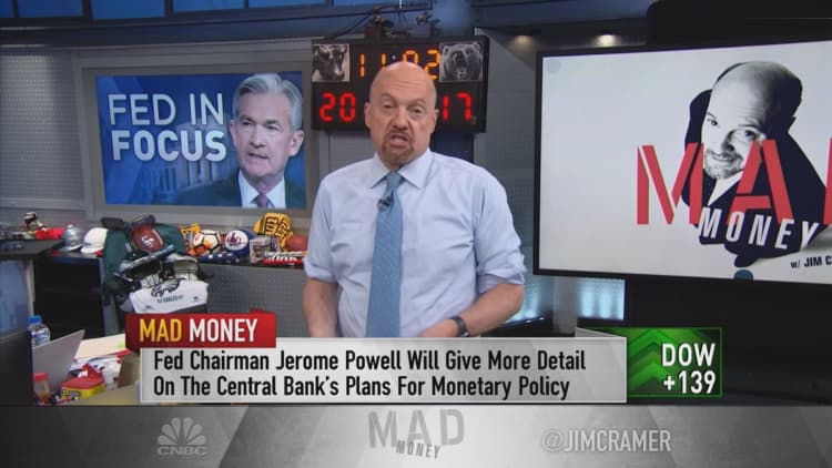 Cramer breaks down Tuesday's market action and looks ahead to Wednesday's Fed decision