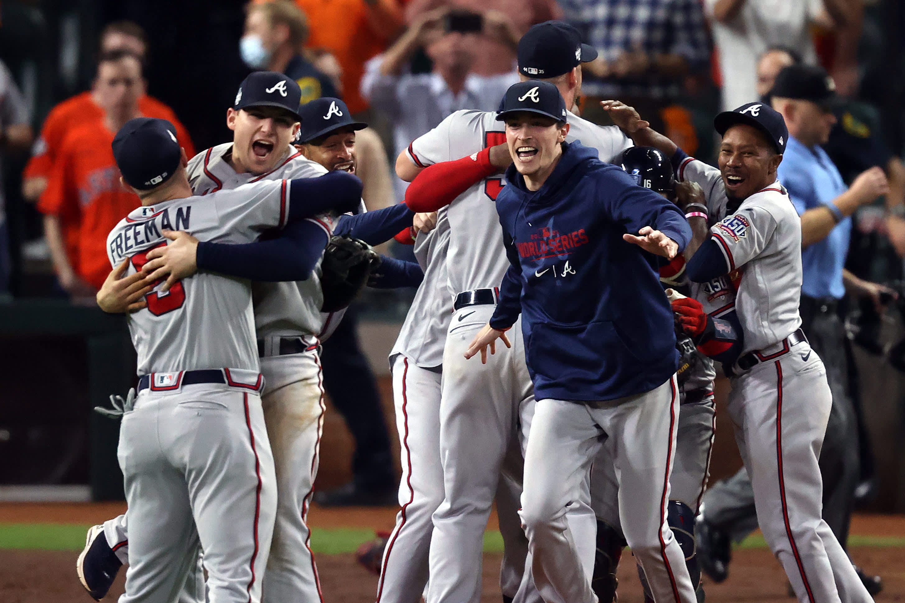Braves thump Astros to snap 26-year World Series drought