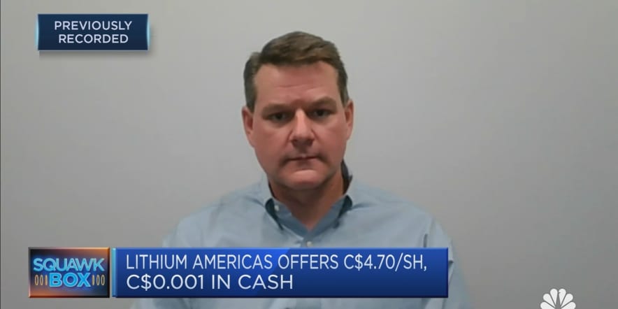 Lithium Americas CEO discusses its $400 million rival bid for Millennial Lithium against CATL