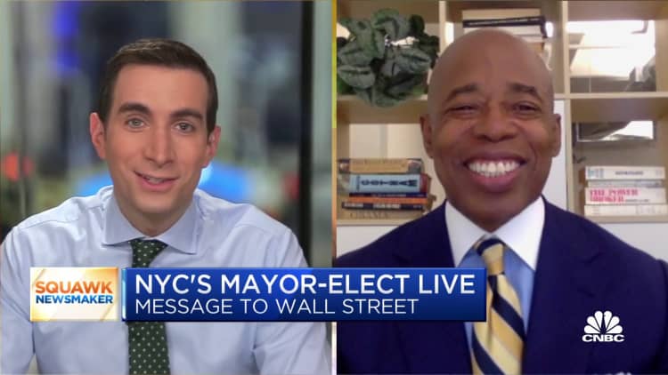 Why NYC's mayor-elect Eric Adams is hitting 'reset' with the business community