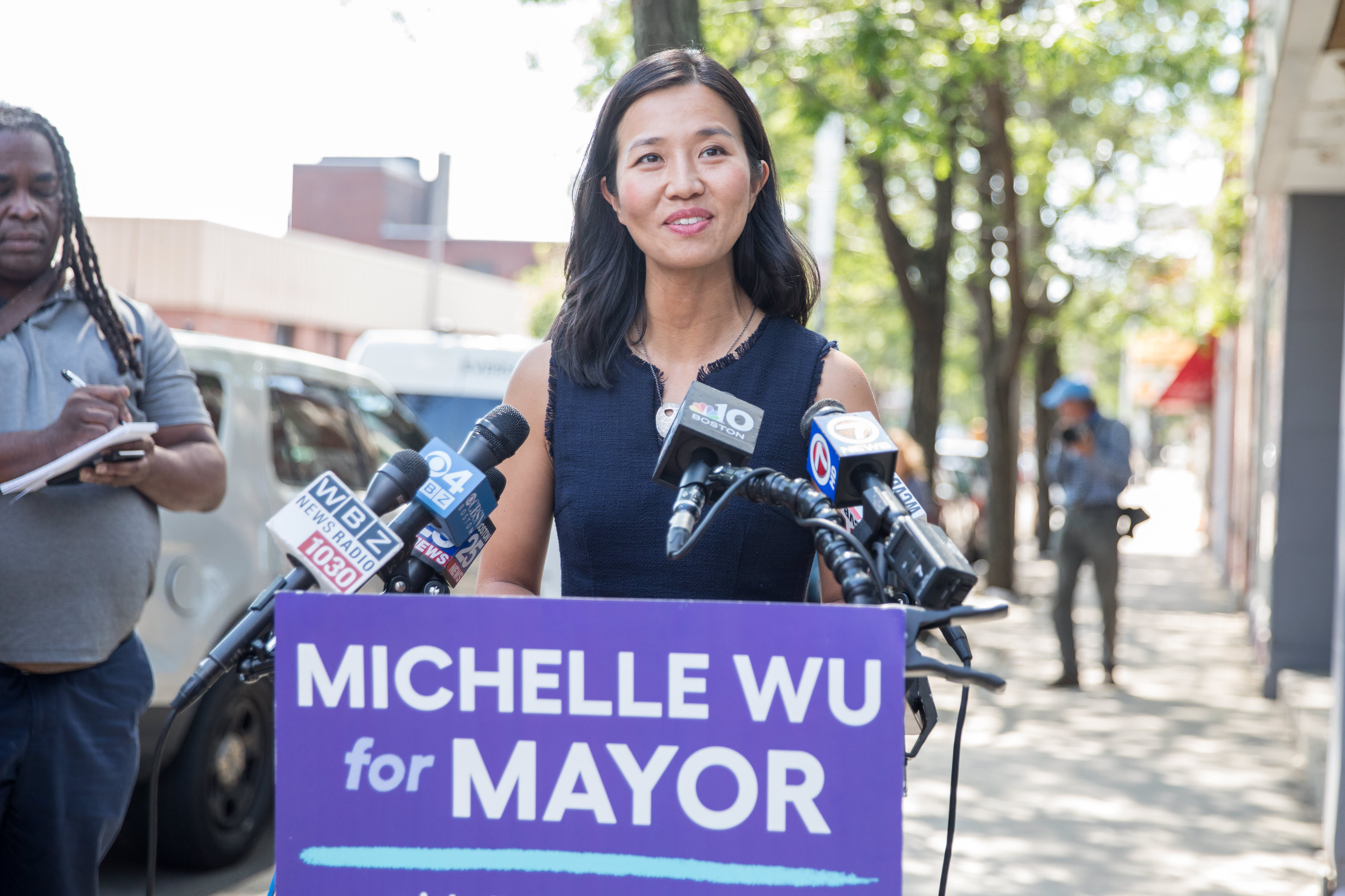 Michelle Wu makes history as the first woman and first person of color elected mayor of Boston – CNBC