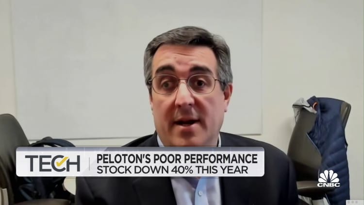 Goldman Sachs' Eric Sheridan on neutral rating for Peloton heading into earnings