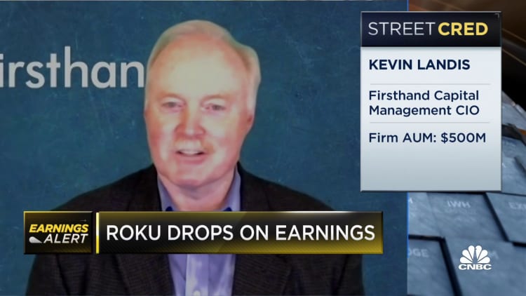 Firsthand Capital Management CEO Kevin Landis says Roku is 'still a good story,' despite dip