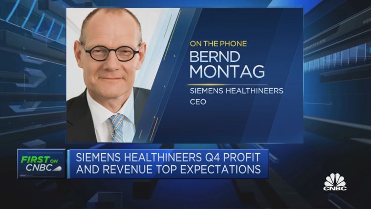 We continue to see double digit growth, Siemens Healthineers CEO says