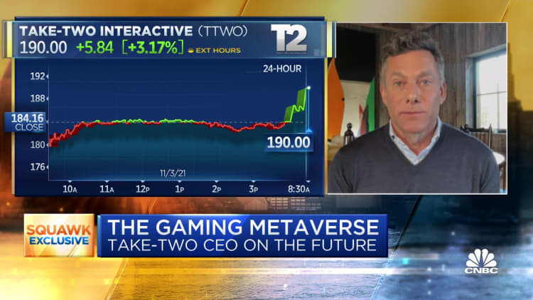 Take-Two Interactive CEO: We're probably the biggest metaverse company on Earth