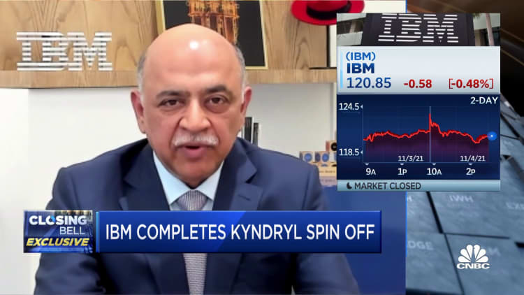 IBM CEO discusses IT infrastructure service Kyndryl