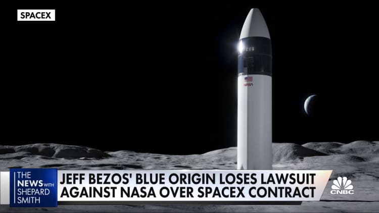 Bezos' Blue Origin loses lawsuit over SpaceX contract