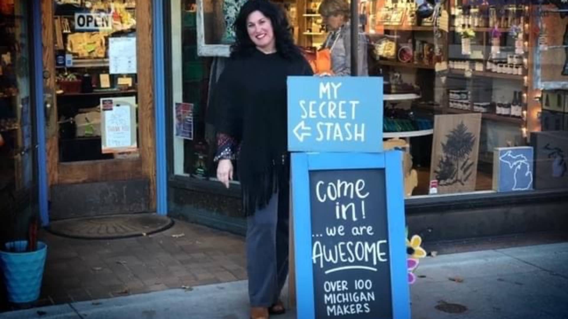 My Secret Stash in Traverse City, Mich., is thinly-staffed ahead of the holiday rush. Owner Karen Hilt is gearing up for a strong shopping season.