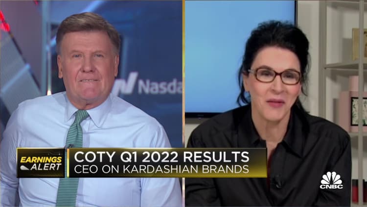 Coty CEO Sue Nabi on post-pandemic makeup boom, Q1 earnings