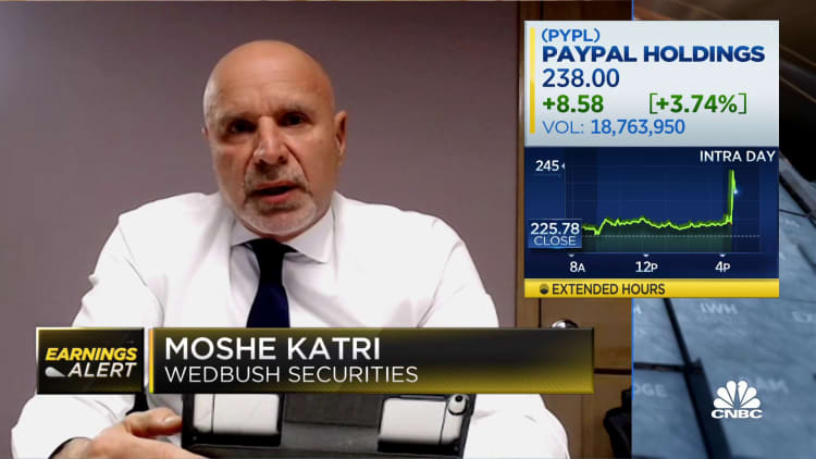 PayPal's 25% growth is 'pretty impressive,' says Wedbush Securities' Moshe Katri
