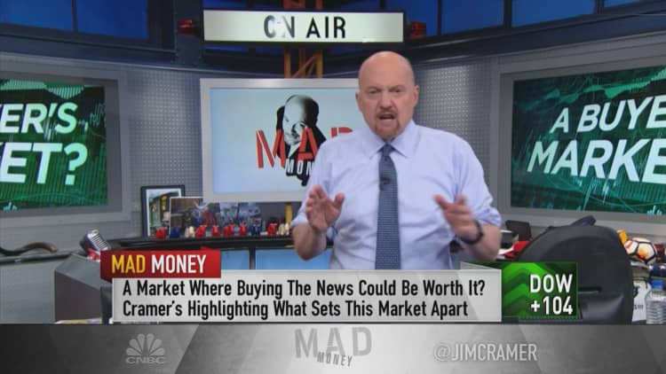Jim Cramer breaks down Monday's rally in infrastructure stocks such as Nucor and Caterpillar