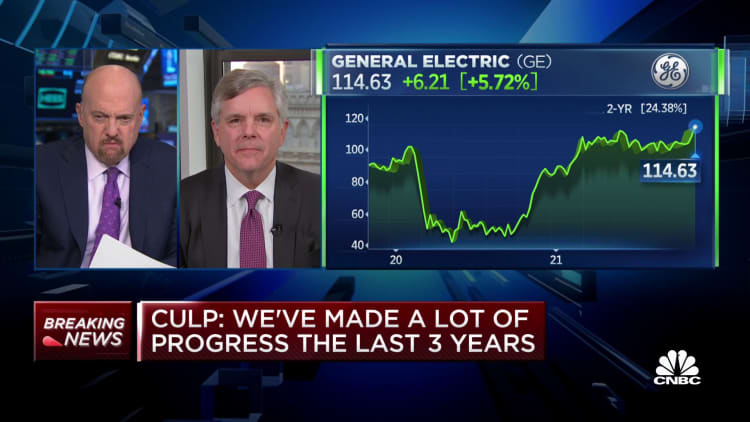 GE CEO Larry Culp: Planned split gives company strategic flexibility