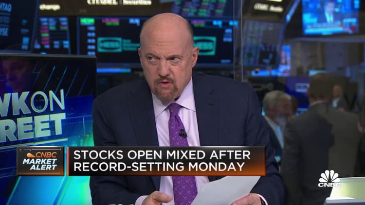 Watch CNBC's discussion on why Jim Cramer thinks the market has become 'a little too buoyant'