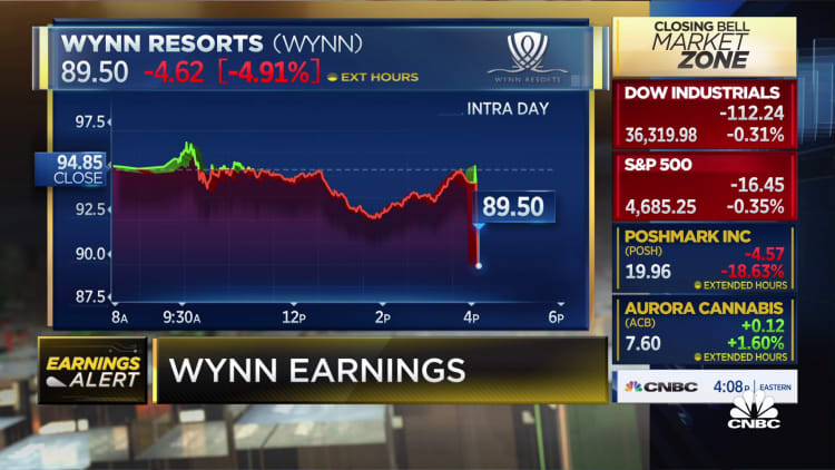 Wynn CEO Matthew Maddox to step down January 31, 2022