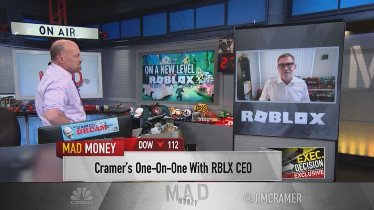 Watch Jim Cramer's full interview with Roblox CEO David Baszucki