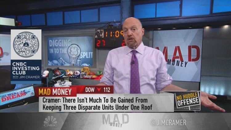 Cramer cheers GE's decision to separate health care, aviation and power units into 3 companies