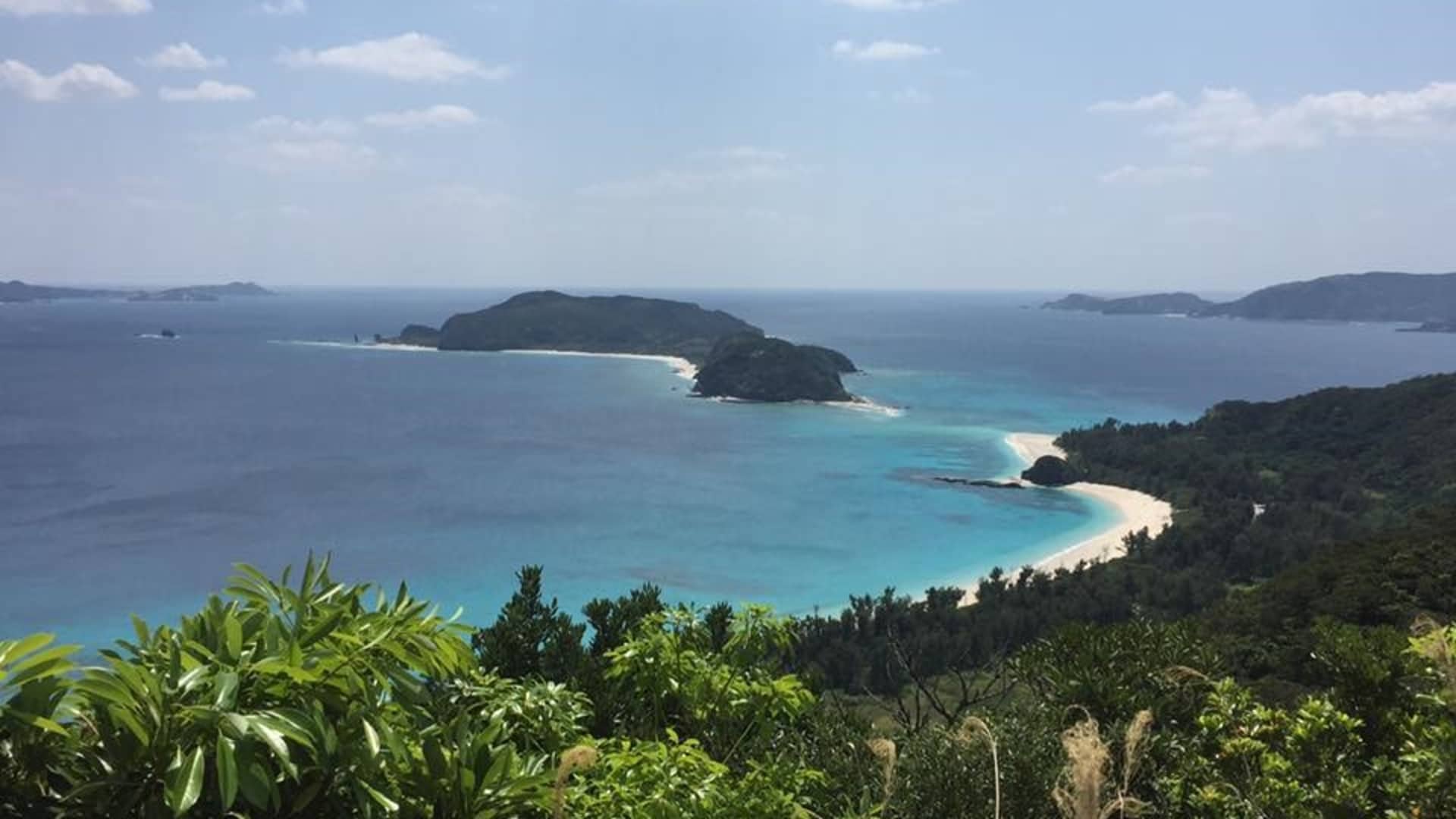 The island of Zamami is the second largest of Japan's Kerama Islands.