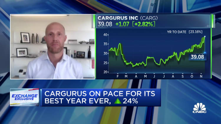 CarGurus CEO: New car inventory is up, but still down about 70% from last year