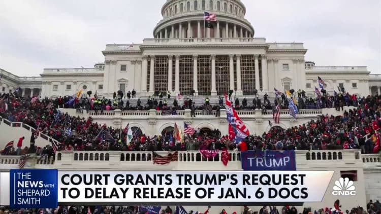 Trump gets delay in release of Jan. 6 docs