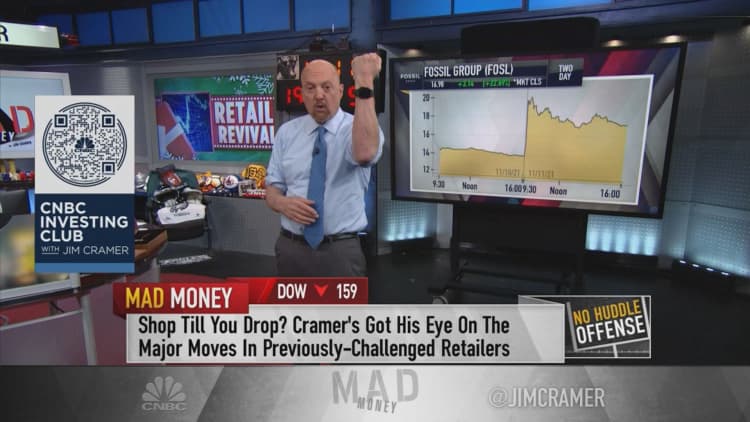 Cramer says stop talking about stagflation as retailers' earnings show consumer strength