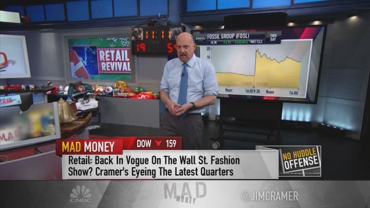 Jim Cramer says strong retail earnings should put stagflation discussion to rest