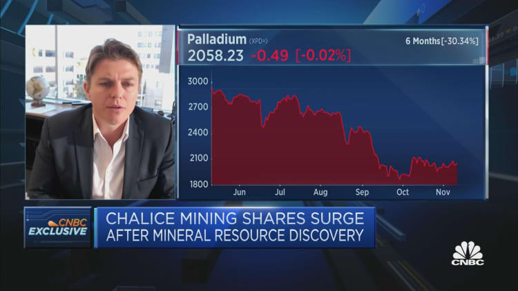 'Lots more' metals mining needed in the transition from fossil fuels: Chalice Mining CEO