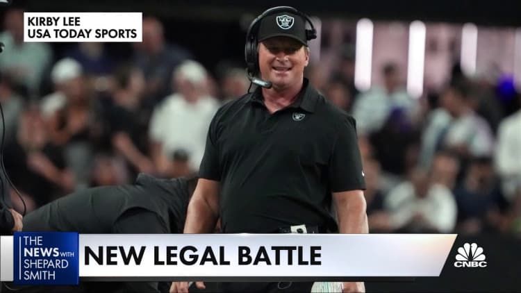 Former Raider head coach Jon Gruden sues the NFL after his termination