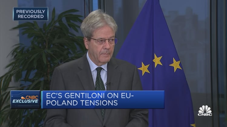 Poland will not receive recovery funds before addressing judiciary concerns: Gentiloni