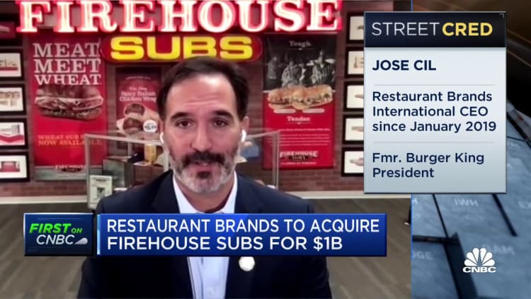 There's a massive opportunity for growth, says Restaurant Brands CEO on Firehouse Subs acquisition