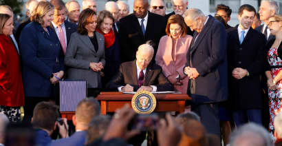 President Biden signs infrastructure bill