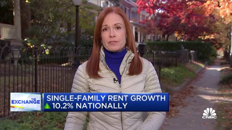 Rents for single-family homes skyrocket