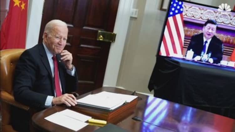 Presidents Biden and Xi hold virtual summit